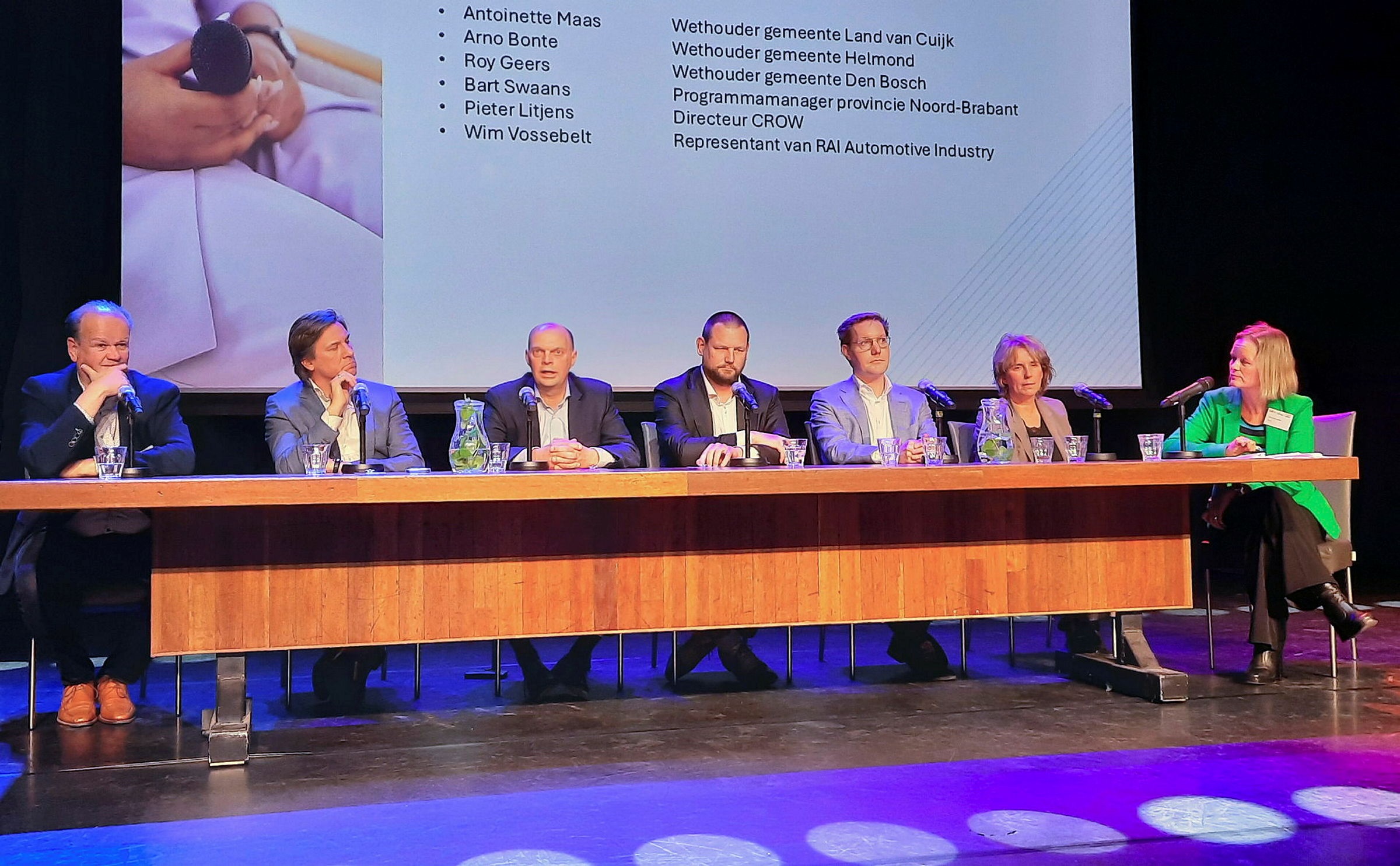 Foto van panel demodag ISA. Decoratief